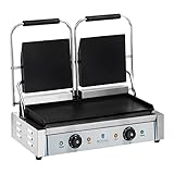Royal Catering RCKG- 3600-F Doppel Kontaktgrill Sandwichmaker Tischgrill (Glatt,...