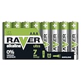 Raver by EMOS - Ultra Alkaline AAA Micro Batterien - 1,5V, LR03 -...