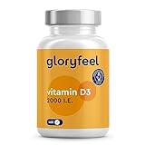 Vitamin D3 2000 I.E. - 400 Tabletten (13 Monate) hochdosiert - Das Sonnenvitamin...