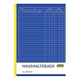 Idena 314252 - Haushaltsbuch, DIN A5, doppelseitig bedruckt, holzfreies Papier,...