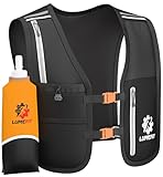 LUMEFIT Laufweste für Damen & Herren inkl. 500ml Trinkflasche - Trinkrucksack...