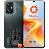 OSCAL Tiger 10 Android 14 Smartphone ohne Vertrag, 90Hz Octa-Core Android Handy...