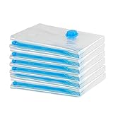 GQC Vakuumbeutel für Kleidung -Vakuum Beutel Aufbewahrungsbeutel (6er Set) S...