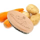 SEPGLITTER Gemüsebürste, 11 * 6cm Spülbürste Holz Gemüsebürste Holz für...