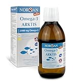 NORSAN Premium Omega-3 Arktis Dorschöl hochdosiert 200 ml - 2.000 mg Omega-3...