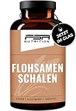 Flohsamenschalen Kapseln - Glasdose - höchste Dosierung pro Kapsel (1200 mg) -...