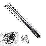 QOTSTEOS Edelstahl Nirosta Speichen, Fahrradspeichen J gebogen Stahl...