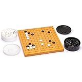 Yellow Mountain Imports Shin Kaya Beginner's Reversible 13x13 / 9x9 Go Game Set...