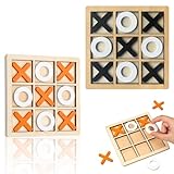 2 Stück Tic TacToe Extreme Tic Tac Toe Tic TacHolzspiel Holz Legespiel...