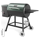 Holz Pellet Grill-Raucher, 6-in-1 Pellet Grill PID automatische...