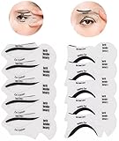 10er Set Eyeliner Schablonen, verschiedene Styles, schnell und zeitsparend,...