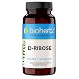 D-Ribose Kapseln – 100 Stück mit 540 mg D-Ribose und Vitamin B6 für den...