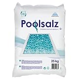 Salinen Poolsalz 25kg für Salzwasser-Pool & Schwimmbad I hochreines Siedesalz,...