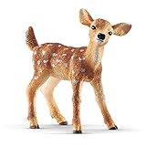 schleich 14820 Weißwedelkalb, ab 3 Jahren, WILD LIFE - Spielfigur, 2 x 5 x 5 cm