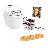 Moulinex OW6101 Home Bread Baguette Brotbackautomat, Kunststoff, 1.5 kilograms,...
