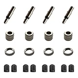Fahrradventil Ersatz Set, 4 Stück Fahrradventil Adapter,Ventil-Mutter,...