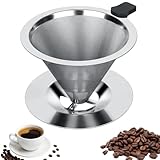 Vicloon Edelstahl wiederverwendbare Kaffee Filter,Papierloser Kaffeefilter,dauer...
