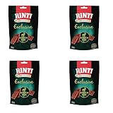 Rinti Singlefleisch Exclusive Snack Hirsch Pur | 4er Pack | 4 x 50 g |...