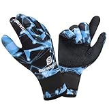 Summshall Neoprenhandschuhe 3mm Neopren Handschuhe für Damen Herren Thermisch...
