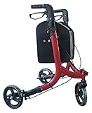 FabaCare Dreirad Rollator, Lemur, 3-Rad Leichtgewichtrollator, Delta-Rollator,...