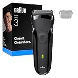 Braun Series 3 Elektrorasierer Herren – Rasierapparat mit 3 Flexiblen Klingen,...