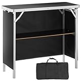 VEVOR Tragbare Messetheke Messetresen, 975 x 385 x 870 mm Messestand...