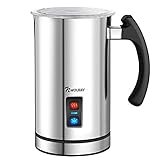 NWOUIIAY Milchaufschäumer Elektrisch 500W Edelstah Automatischer Milchschäumer...