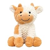 SNONESIY Kuh Kuscheltier Plüschtier 22cmWeich Kuscheltier Kuh Niedliches...