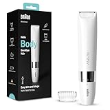 Braun Body Mini-Trimmer, elektrischer Körperrasierer mit Trimmeraufsatz für...