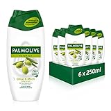 Palmolive Duschgel Naturals Olive & Milch 6x250 ml - Cremedusche mit Extrakten...