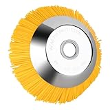 YHNDECO Unkrautbürste Nylonbürste, 200 mm x 25,4 mm Nylon UnkrautbüRstenkopf,...