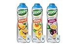 Teisseire Zero Sucres Sirup (Tropisch, Pfirsich, Passionsfrucht) für...