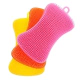 Sibba Silikon Schwamm KörperwäScher-Schwämme für Küche Geschirr Geschirr...