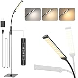 Mojimdo 120 LED Stehlampe, helle Stehlampen für Wohnzimmer, 3 Farbmodi & 10...