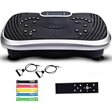 Vibrationsplatte - Fitnessgeräte für Zuhause - 99 Intensitätsstufen - 5...
