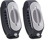 Cleanbrace Hygiene- & Desinfektionsarmband (Schwarz) (Packung mit 2)