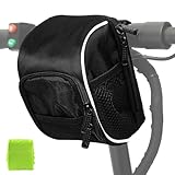 ANDEWX Fahrrad Lenkertaschen, 1,5L Fahrradtasche Lenker mit Regenhülle...