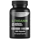 EXVital® L-Theanin, 180 vegane Kapseln, 400 mg L-Theanin pro Kapsel, aus...