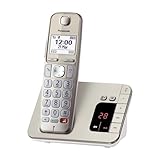 Panasonic KX-TGE260GN Schnurlostelefon mit Anrufbeantworter (Bis zu 1.000...