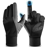 OZERO Herren Wasserdicht Thermohandschuhe, Touchscreen Winterhandschuhe...