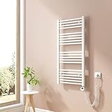 Heilmetz® Badheizkörper Elektrisch 100x50cm Handtuchwärmer mit Digitalem...