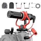 SMALLRIG Videomikrofon, Dual Input Videomic, mit Stoßdämpfung Shock Mount,...