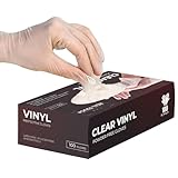 K-MART The Real Touch Einweg-Vinylhandschuhe, puderfreie und latexfreie...