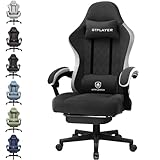 GTPLAYER Gaming Stuhl Ergonomischer Gaming Sessel Schreibtischstuhl mit...