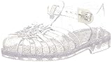 Méduse Badesandalen transparenten silver