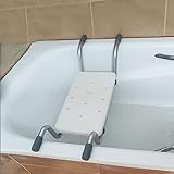bimiti Badewannensitz Senioren, Badewannenbretter rutschfest Ausziehbare 72-82cm...