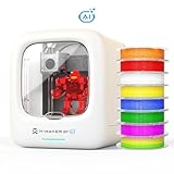 KI-gestützter 3D-Drucker für Kinder, 3D-Drucker mit 8 PLA-Filament-Set, KI...
