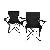 Nexos 2-er Set Angelstuhl Anglerstuhl Faltstuhl Campingstuhl Klappstuhl mit...