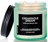 M&SENSE Orange Creamsicle Sommer-Duftkerze, 330 g, 70 Stunden, langsam brennend,...