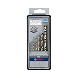 Bosch 6x PRO Stainless Steel HSS-Co Spiralbohrer-Set (für Stahl, Edelstahl, Ø...